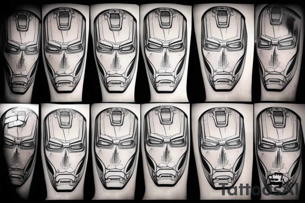IRON MAN tattoo idea