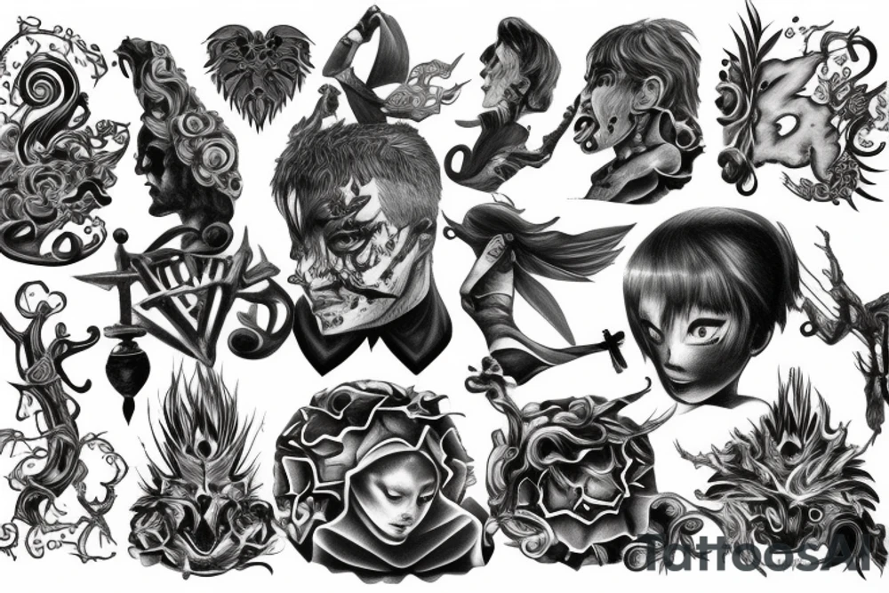 chest berserk tattoo tattoo idea