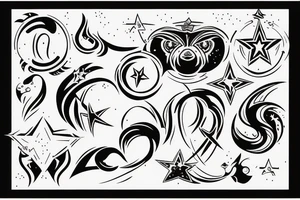 Taurus Vector star sign tattoo idea
