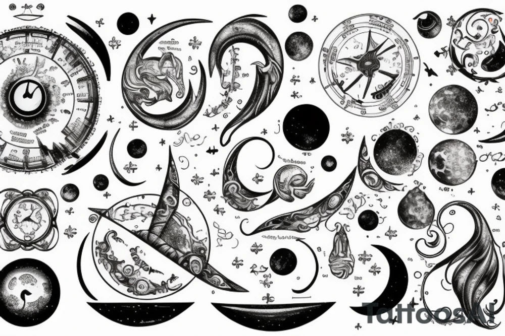 Year of 2002 Nov 26 life path number 5, celestial longitude 240degrees , water horse and a Waning gibbous moon phase ,Planet jupiter tattoo idea