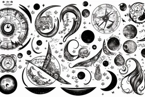 Year of 2002 Nov 26 life path number 5, celestial longitude 240degrees , water horse and a Waning gibbous moon phase ,Planet jupiter tattoo idea
