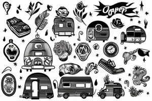 Camper tattoo idea