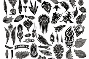 Arrowhead tattoo idea