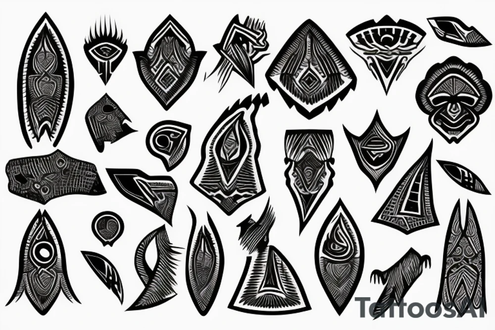 Arrowhead tattoo idea