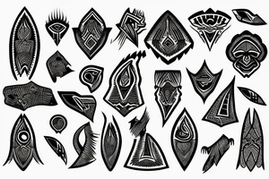 Arrowhead tattoo idea
