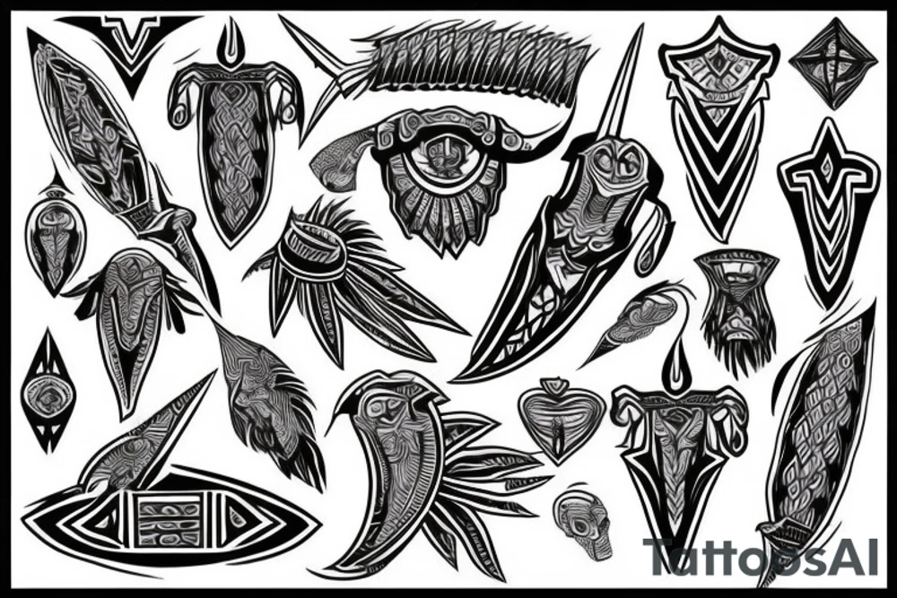 Arrowhead tattoo idea
