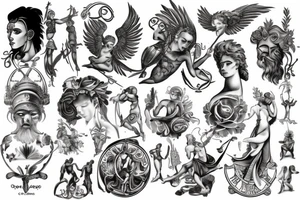 greek gods tattoo idea