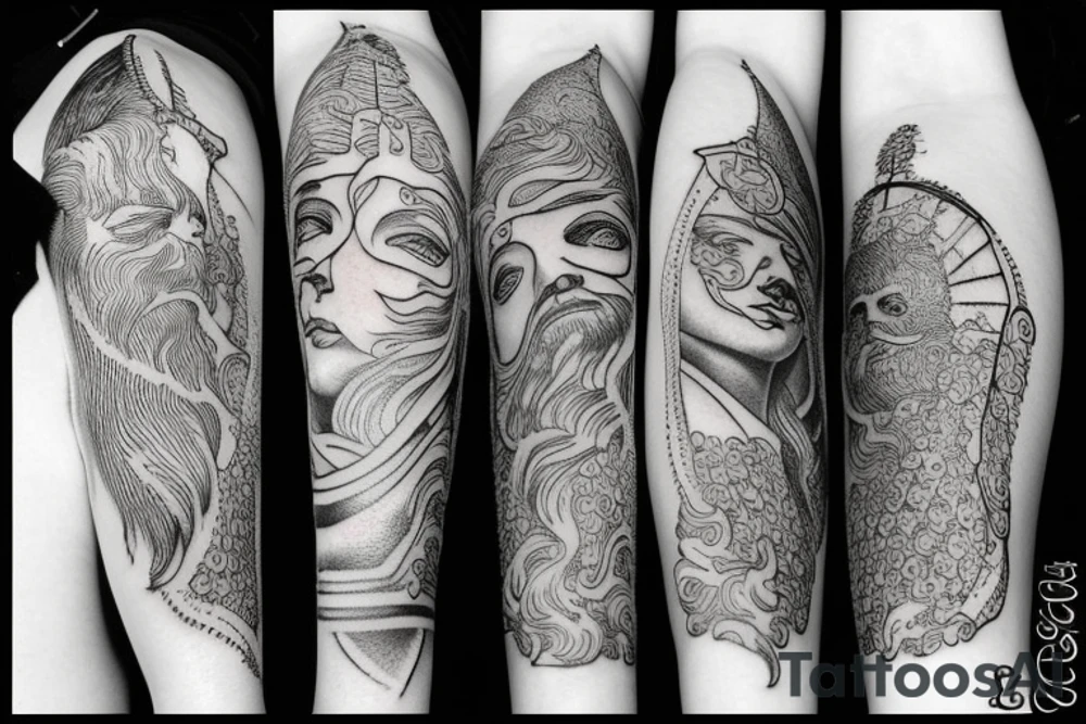 greek gods tattoo idea