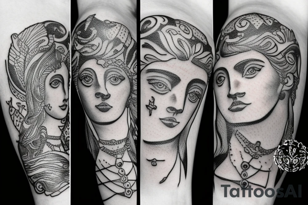 greek gods tattoo idea