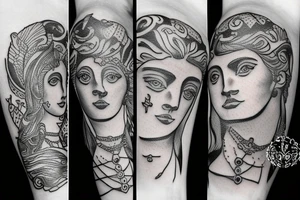 greek gods tattoo idea
