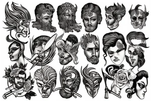 greek gods tattoo idea