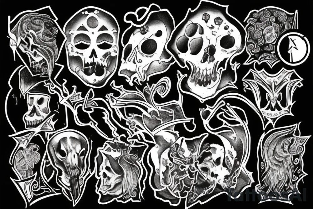 Dark, depressive, schizophrenic tattoo idea