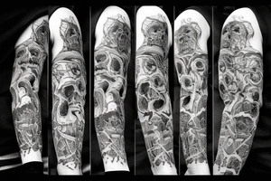Dark, depressive, schizophrenic, macabre, sombre, sad tattoo idea
