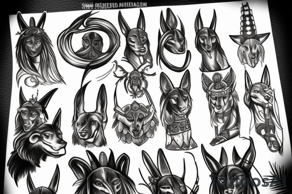 Anubis tattoo idea