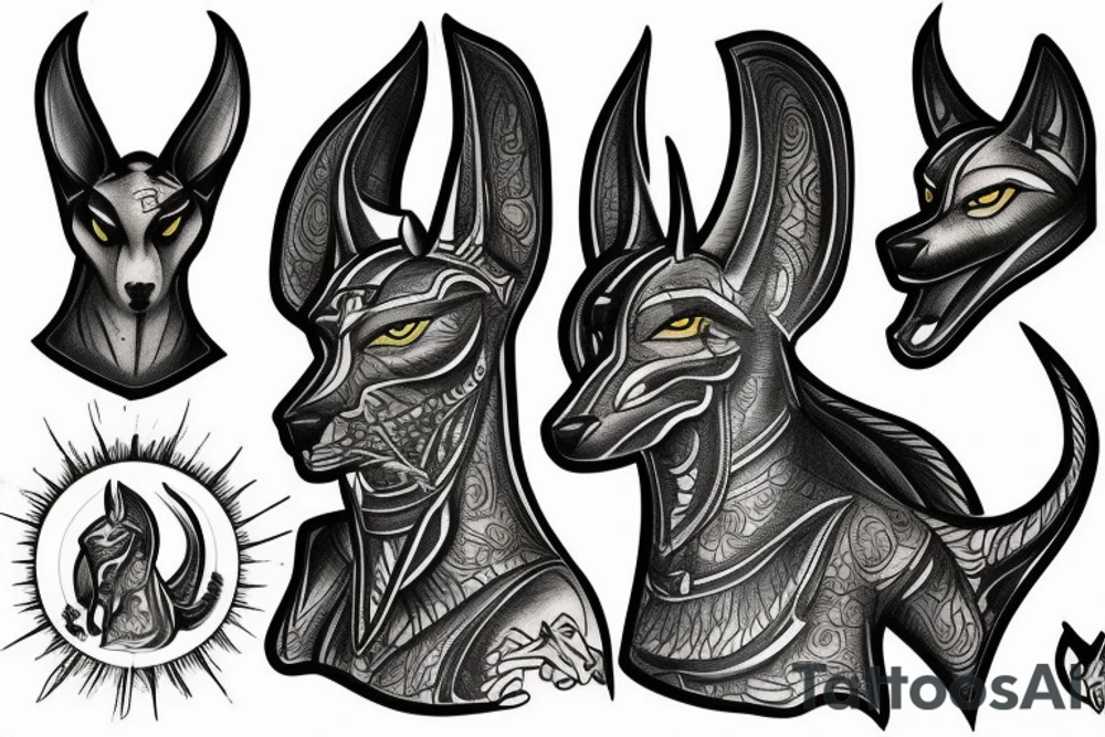 Anubis tattoo idea