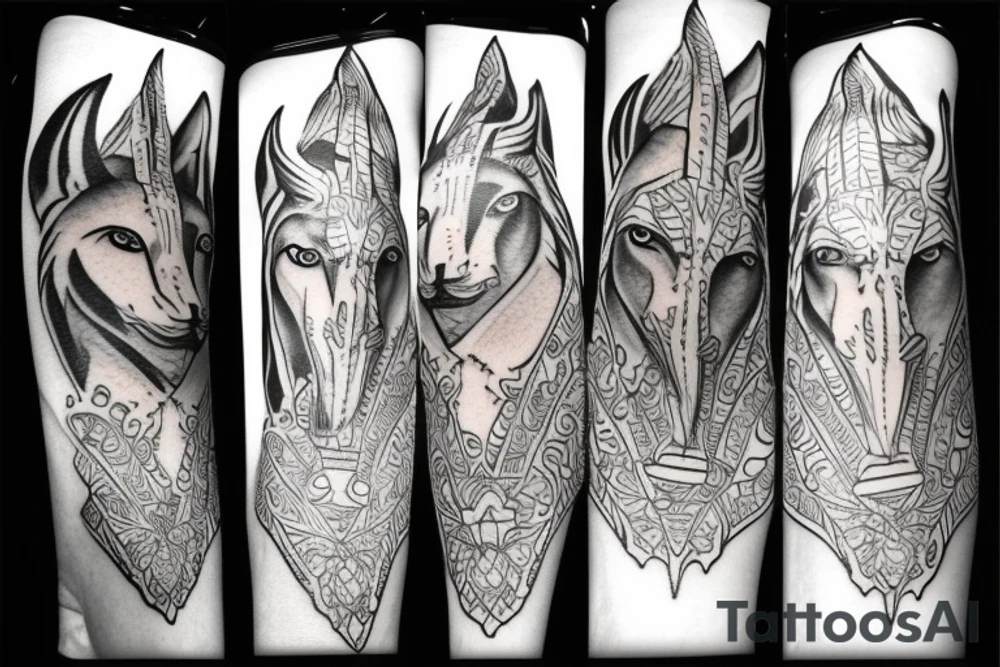 Anubis tattoo idea