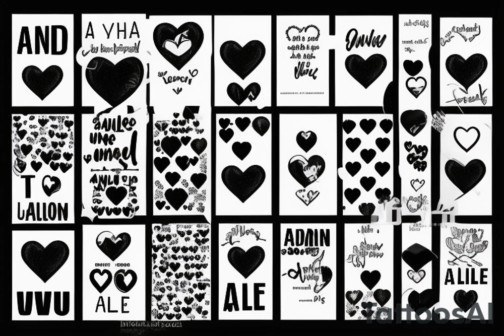 The words "and the universe said you are not alone" with a pixelated heart small tattoo idea