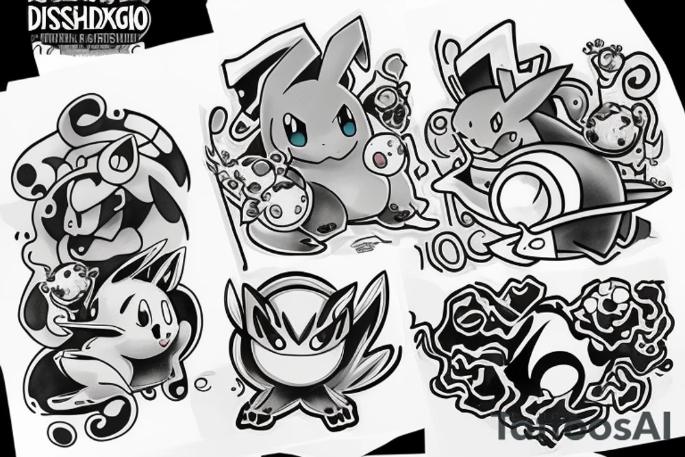 Pokemon, easy, shiggy, water, Dropbox, splash tattoo idea