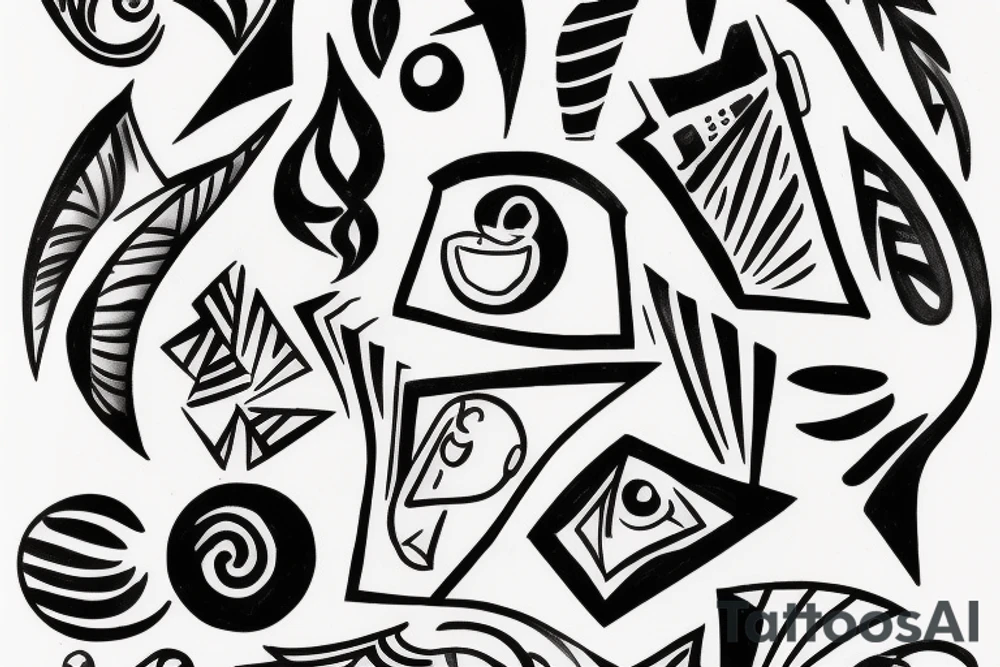 Easy, splash, flash tattoo idea