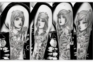 some lil peep vibe tattoos according to death, love, sadness tattoo idea