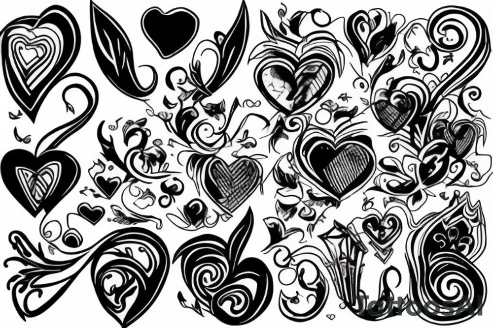 Broken hearth tattoo idea