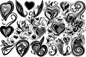 Broken hearth tattoo idea