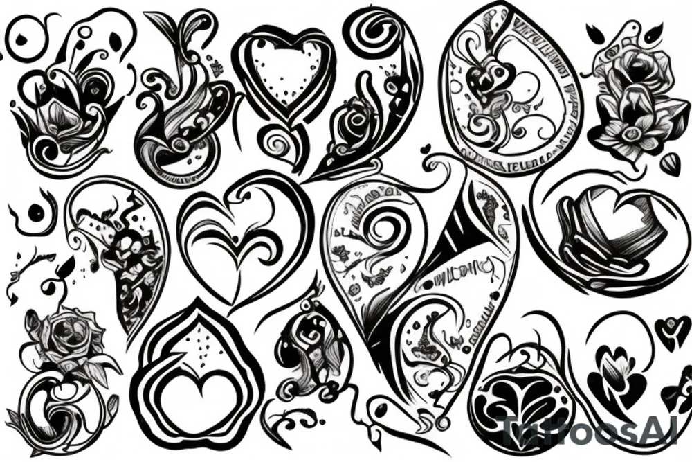 Broken hearth tattoo idea