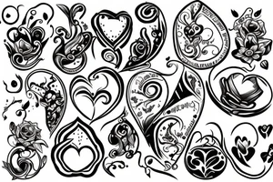 Broken hearth tattoo idea