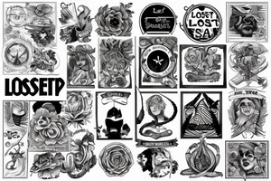 lost at sea tattoo idea