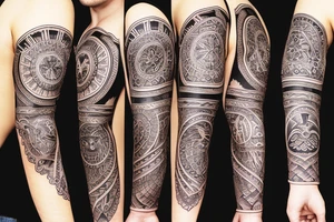 Occult sleeve tattoo idea