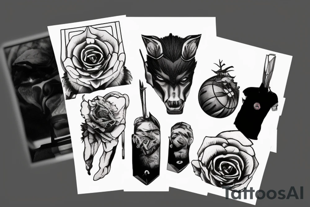 Derrick rose berserk Masculinity tattoo idea