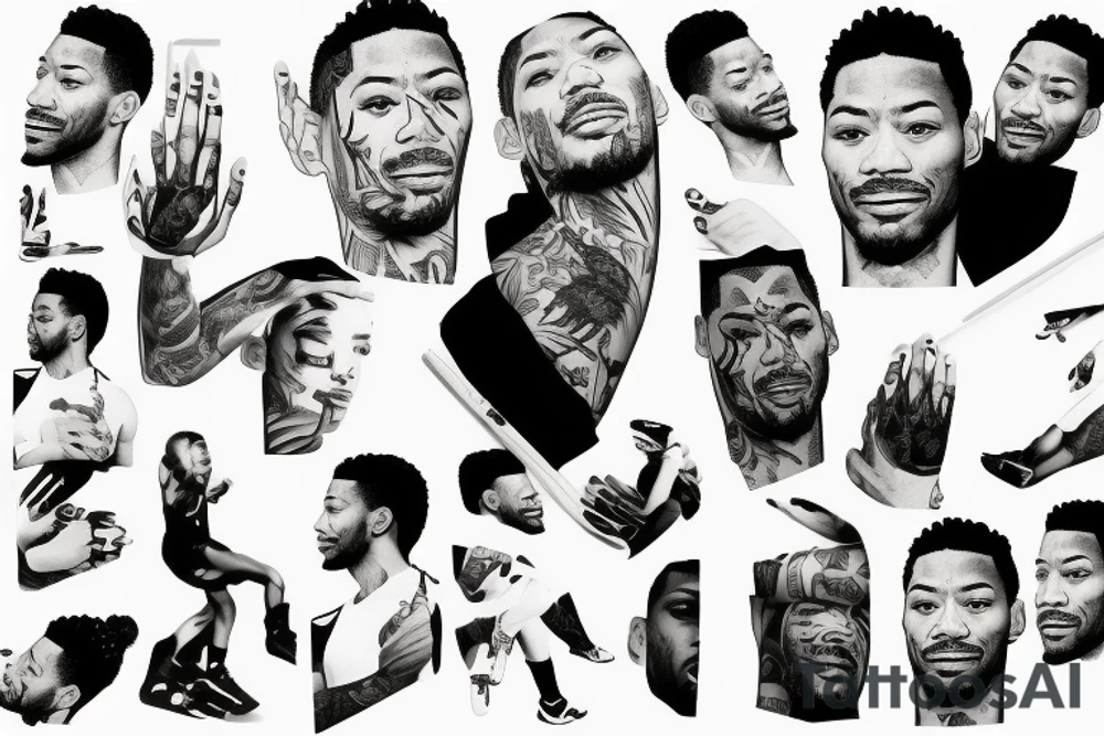 Derrick rose Masculinity tattoo idea