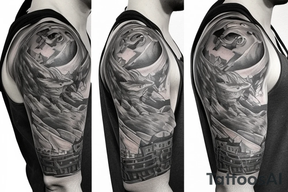 Kazbeg mountain tattoo idea