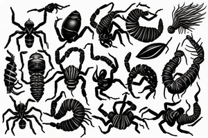 Scorpion wings tattoo idea