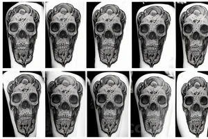 Kicker, skull lion tattoo idea
