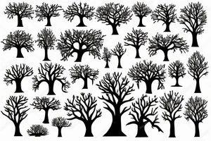 a tree with roots tattoo idea