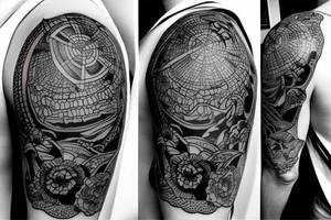 umbrella shield tattoo idea