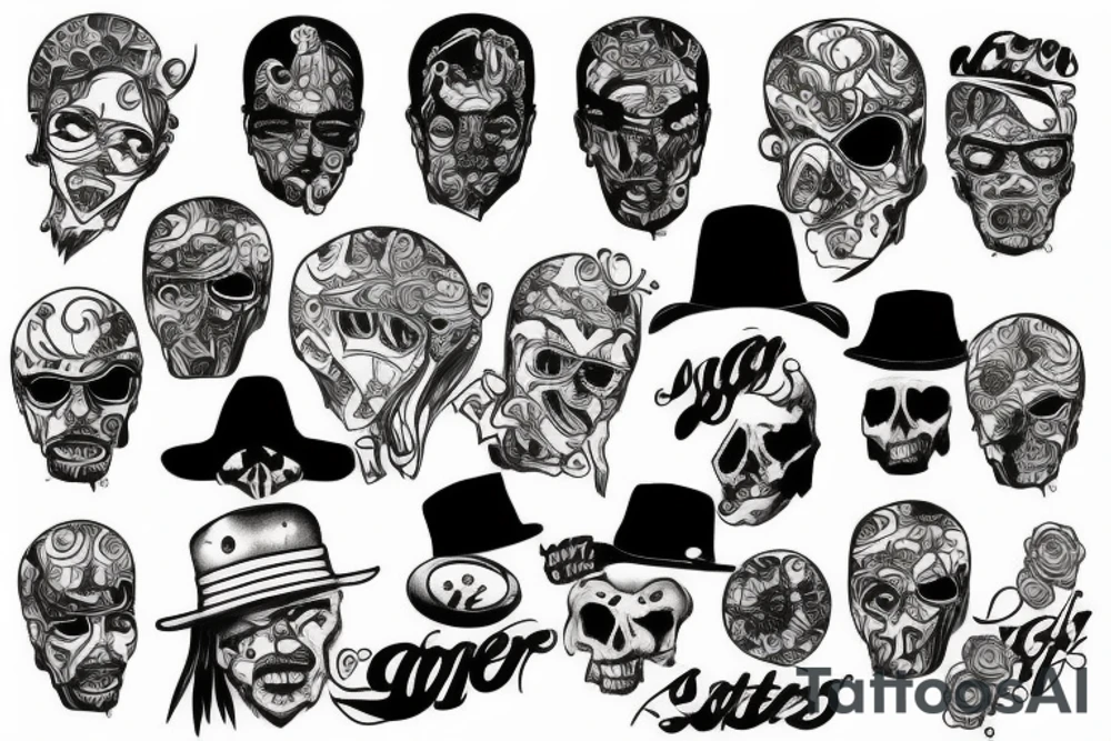 Gangster tattoo idea