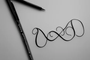 I would like a minimal feminine tattoo with my grandchildren's initials incorporated.  The initials are JP and ML. I like infinity signs tattoo idea