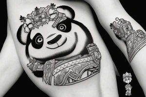King fu panda tattoo tattoo idea