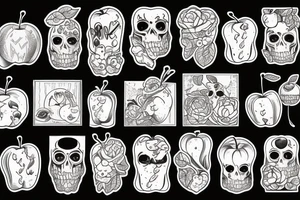 a box of apples tattoo idea