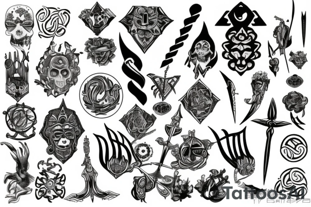 trident tattoo idea