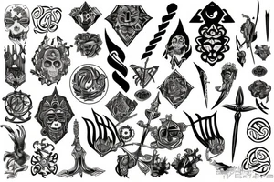 trident tattoo idea