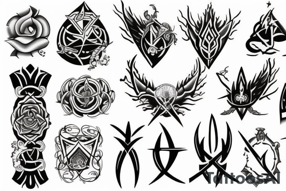 trident tattoo idea