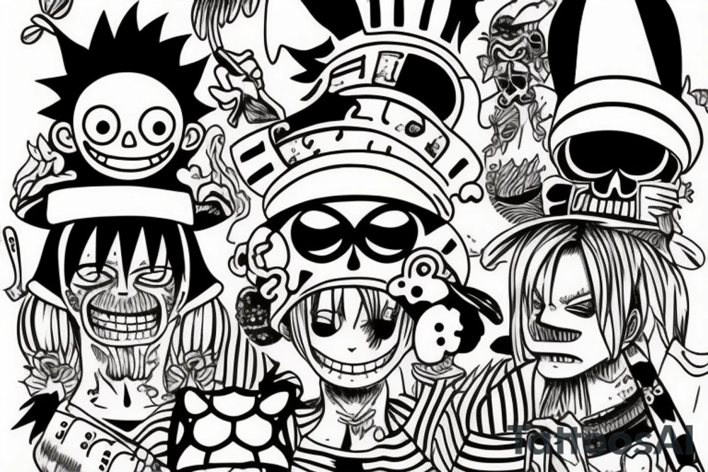 Cooking, chef, one piece tattoo idea