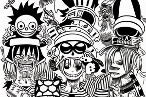 Cooking, chef, one piece tattoo idea