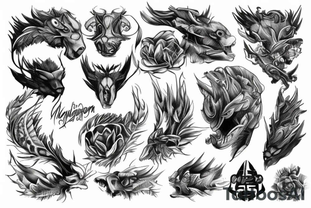 The word Mondragon tattoo idea