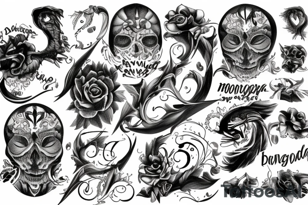 The word Mondragon tattoo idea