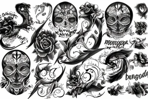 The word Mondragon tattoo idea