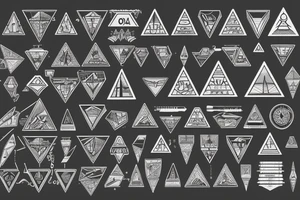 pyramids that also have stock market charts tattoo idea